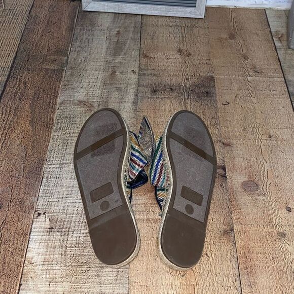 Circus Sam Edelman Lulu Striped Bow Espadrille mules - Picture 8 of 14